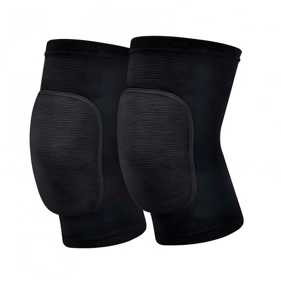 TELOLY Breathable Sport Knee Pads, Polyester Silk Black