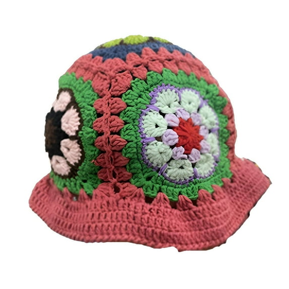 TELOLY Bucket Hat,Comfort Fit Crochet Hat,Soft and Relaxed Womens Beanies for Winter,Style3