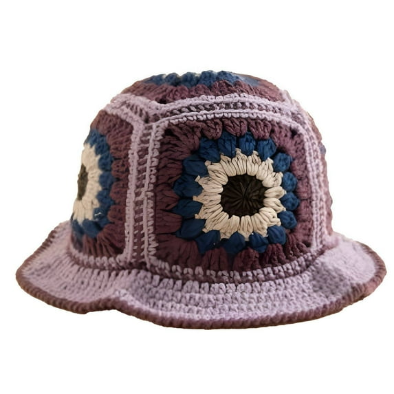 TELOLY Bucket Hat,Cozy Feel Crochet Hat,Perfect Winter Womens Beanies for Winter,Style1