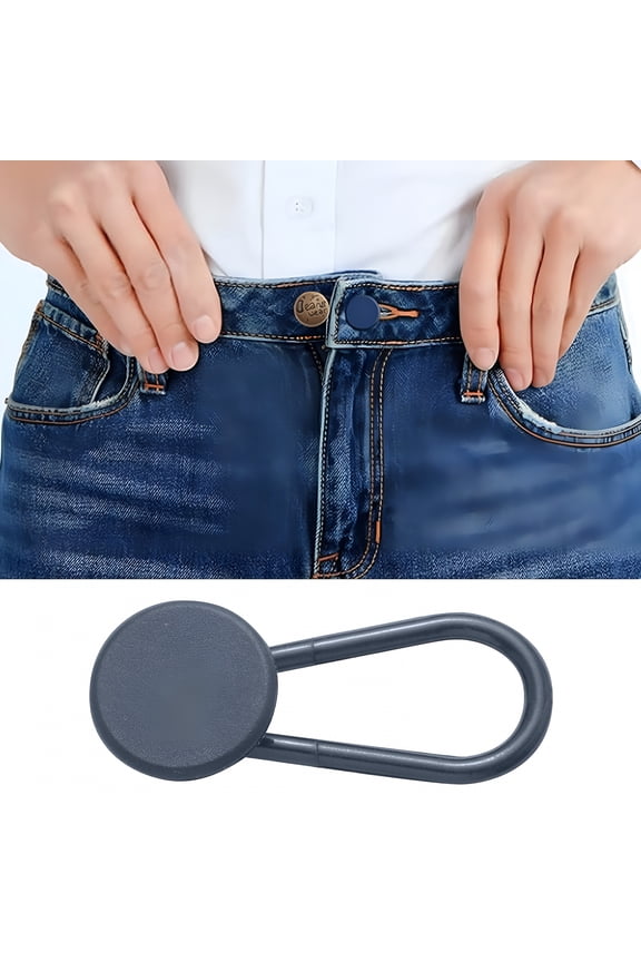 Button Extenders for Jeans Pants Waist Extenders for Pants for Women and Men No Sewing Instant Waistband Extension 11.8 Inches