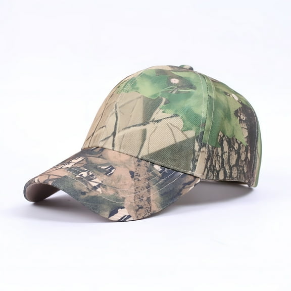 TELOLY Camo Baseball Cap Men Outdoor Hunting Camouflage Jungle Hat Unisex Tactical Hiking Dad Hat