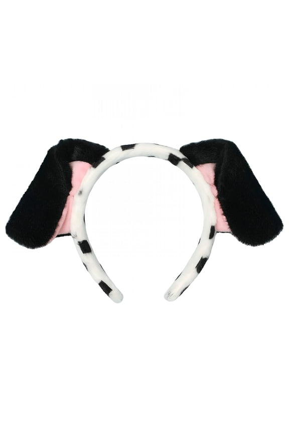 Cartoon Dog Ear Soft Headband-Cute Hair Accessory for Girls And Children- Black Dog Ears Headband