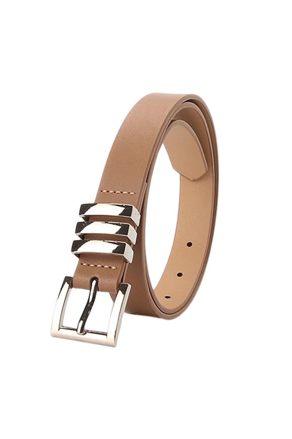 Casual Waist Belt Adjustable Waistband Pin Buckle Women Belt for Cosplay Dancing Khaki