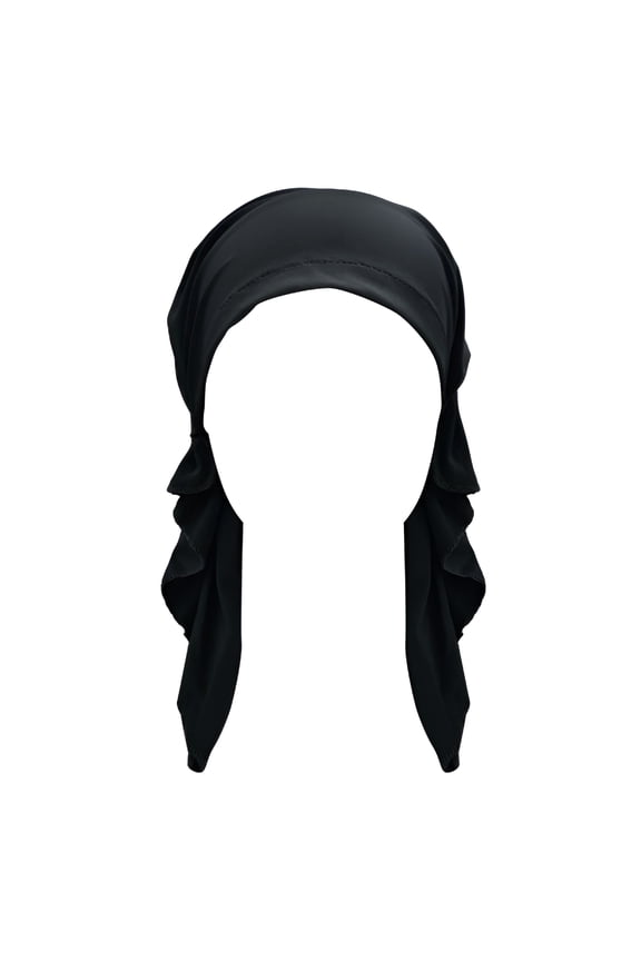 Chemo Headwear Head Wraps Cancer Head Hat Cap Ethnic Bohemian Pre Tied Braid Hair Cover Wrap Turban Headwear Hat Hats for Women Wig Cap Black One Size