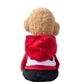 thumbnail image 1 of TELOLY Christmas Pet Hat,Reindeer Outfit Xmas Party Caps for Cats,Soft Knit Holiday Cheer Cats Dogs Winter Warm Hat,M,Red, 1 of 4