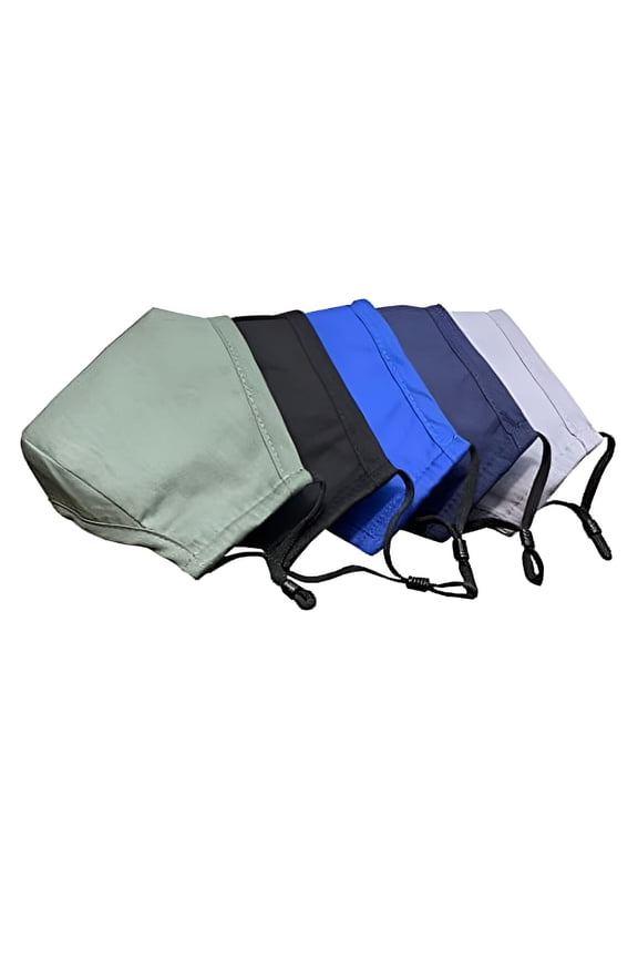 Cloth Face Mask,Washable Reusable,Adjustable Ear Loops,Nose Wire,Filter Pocket for Kids 7-13 Year,5-Pack