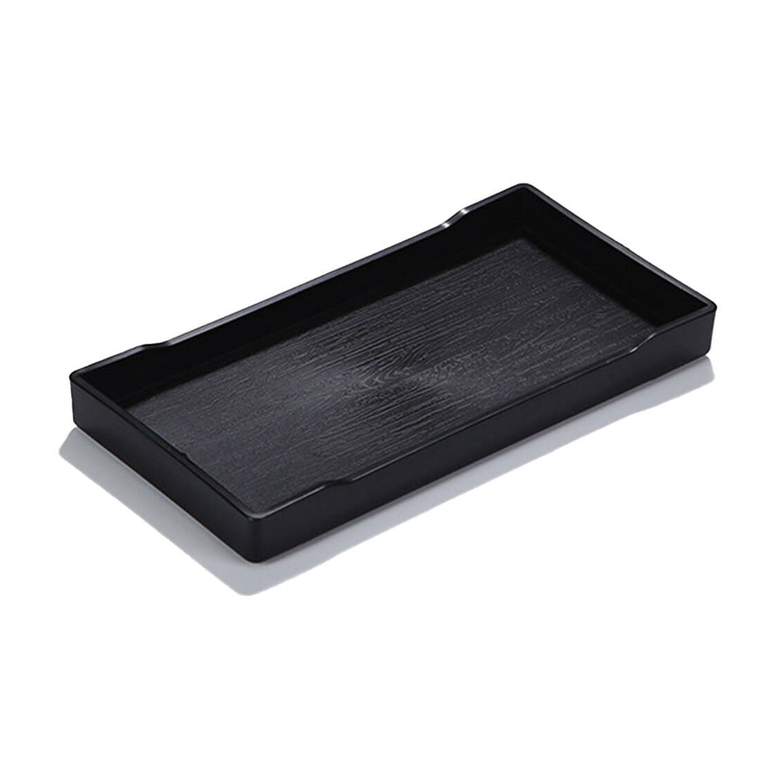 TELOLY Coffee Table Decor,Can Be Used As A Vanity Tray Vanity Trays for Bathroom,Enhancing Cleanliness and Convenience Serving Platter,Black1