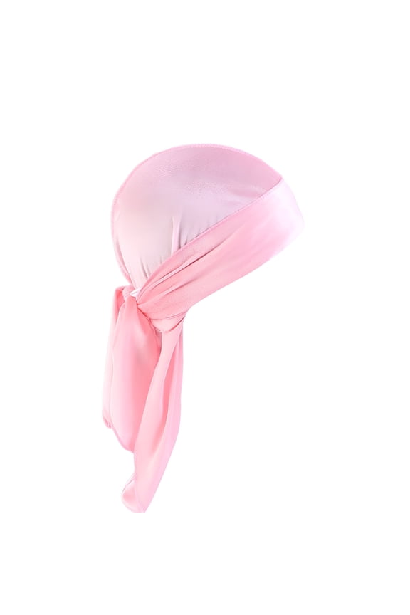 Comfortable Durag Cap Solid Color Ultra Soft Keep Warm Velvet Men Women Wrap with Long Tail for Winter