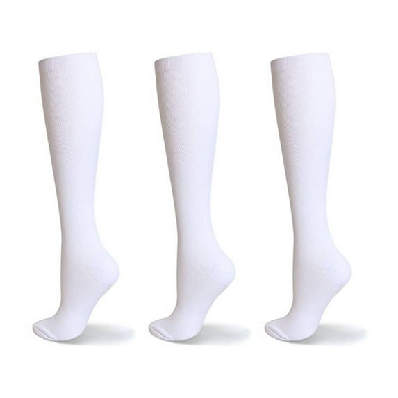 TELOLY Compression Socks,80% Nylon Material Sport Socks,Reinforced Toe Design Running Socks