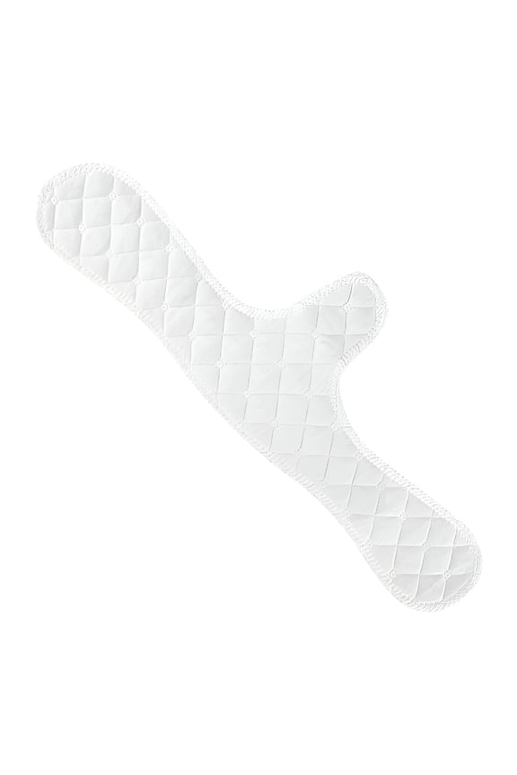 Cotton Under Bra Liners 5Pcs Absorb Sweat Under Breasts Reusable Soft Breast Sweat Pads For Rash & Odor Control Postpartum, Gym, Hot Flashes (Washable, Fits Tummy/Underarms), White 5