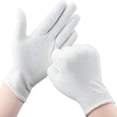 thumbnail image 1 of TELOLY Cotton Gloves, 30 Pcs White Washable Stretchable Gloves for Dry Hands, Moisturizing, Eczema, Men & Women Lotion Gloves Overnight for Women, 1 of 7