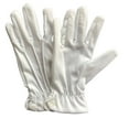 thumbnail image 1 of TELOLY Cotton Gloves Ideal for Heavy-Duty Work White Cotton Gloves Strong Protection Cotton Gloves for Dry Hands Sleeping Improved Grip,White,Knitted Cuffs, 1 of 2