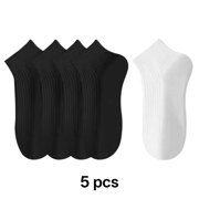 TELOLY Cotton Socks for Men,Soft and Delicate Ankle Socks,Comfortable Socks for Men 9-12,Style1