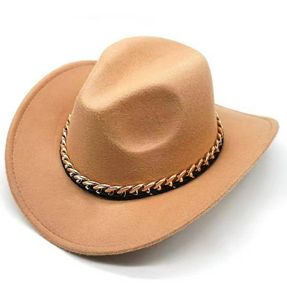 TELOLY Cowboy Hat,Classic British Gentleman Style Cowgirl Hat,Functional and Stylish Safari Hat for Outdoor Activities,Faw