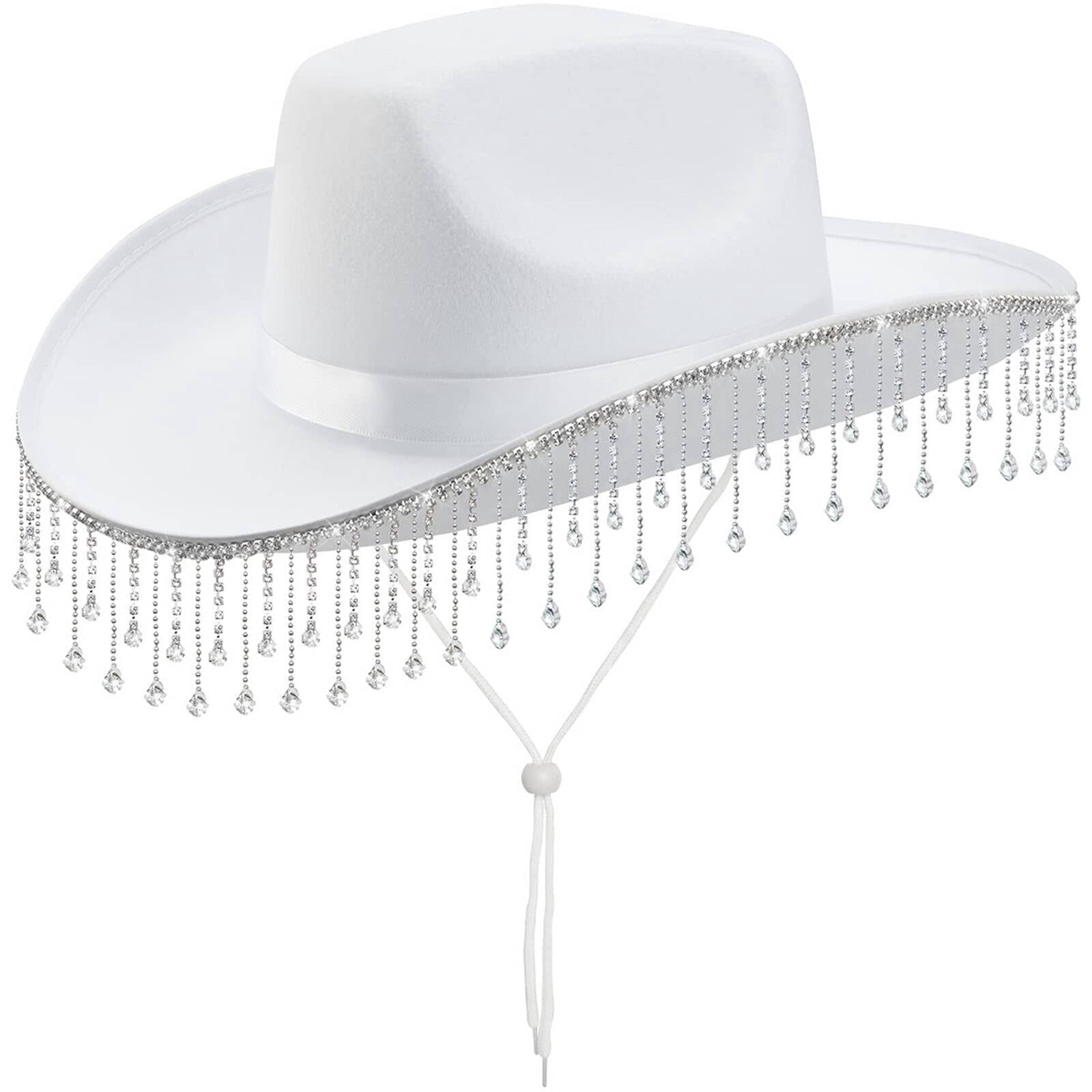 Elegant White Cowboy Hat Men main image 2