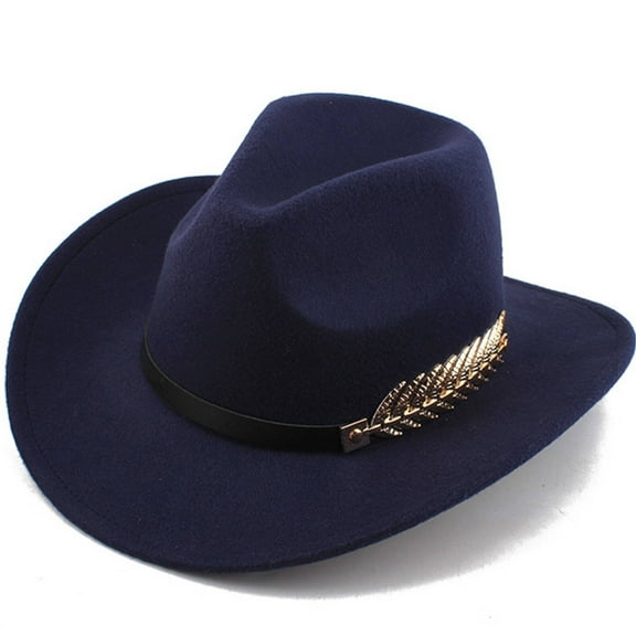 TELOLY Cowboy Hat,Modern Cowgirl Hat,Sun-Protecting Safari Hat with Adjustable Fit