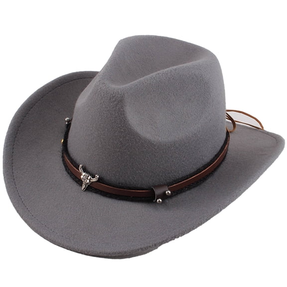 TELOLY Cowboy Hat,Modern Cowgirl Hat,Wide Brim Safari Hat for Sun Protection and Comfort