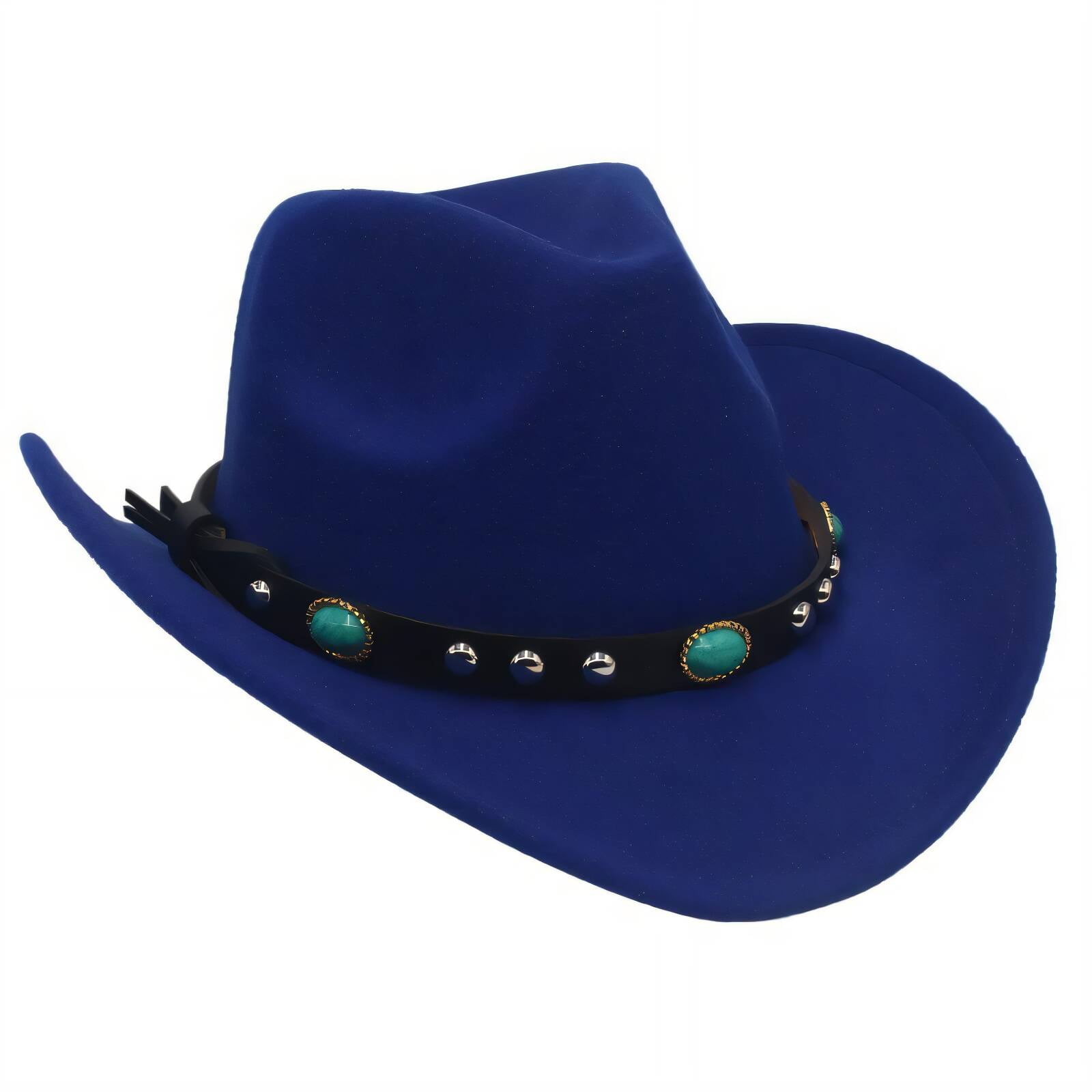 TELOLY Cowboy Hats for Women,Boho Style Cowboy Hat,Vibrant  display picture 1