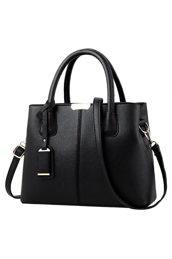 Crossbody Bags for Women,Fashionable Metal Hardware Crossbody Purses for Women,Enhanced Durability Women'S Crossbody Handbags,Black