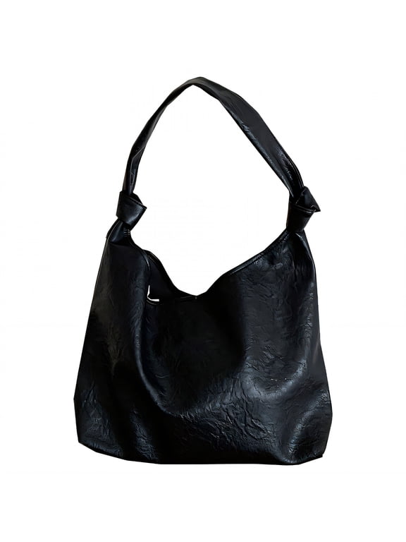 Crossbody Bags for Women,Soft Luxe Leather Crossbody Purses for Women,Smooth Comfortable Touch Shoulder Purse,Black