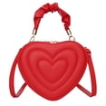 thumbnail image 1 of TELOLY Crossbody Bags for Women,Sweet Heart Design Cross Body Bag for Woman,Playful Cute Style Crossbody Purses for Women,Red, 1 of 7