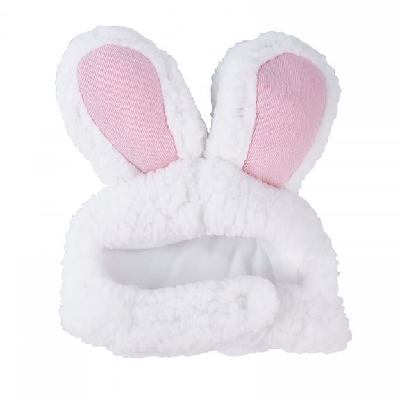 TELOLY Cute Costume Bunny Rabbit Hat with Ears for Cats & Small Dogs Party Costume Accessory Headwear