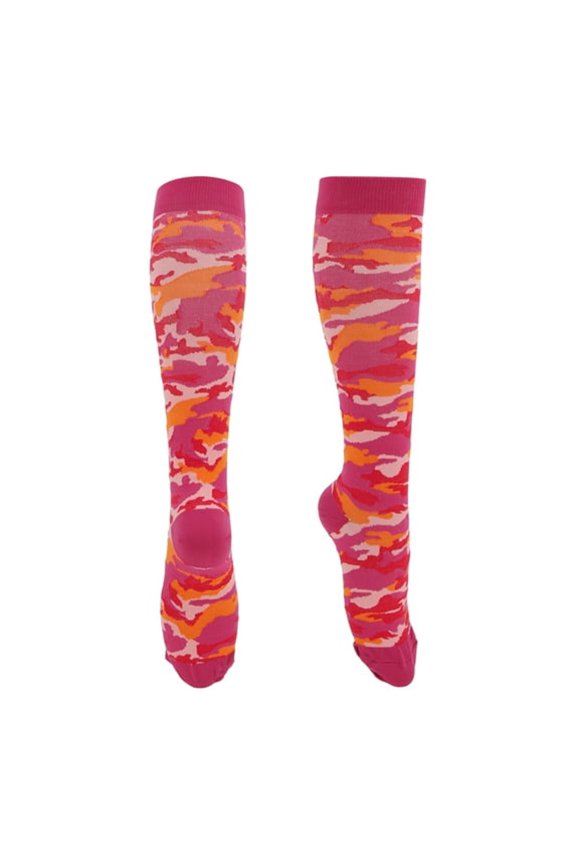 Cycling Socks Breathable Shaping Sweat-Absorbent Anti-Friction Outdoor Bike Socks Running Socks Rose Red Size L-Xl Neutral and Universal 1 Pair