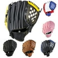 thumbnail image 1 of D GROEE Baseball Gloves Kids Teens Youth Durable Leather Softball Baseball Picher Mitt Left Hand Infielder Baseball Fielding Glove Outdoor Sports Training Practice Equipment, 1 of 7