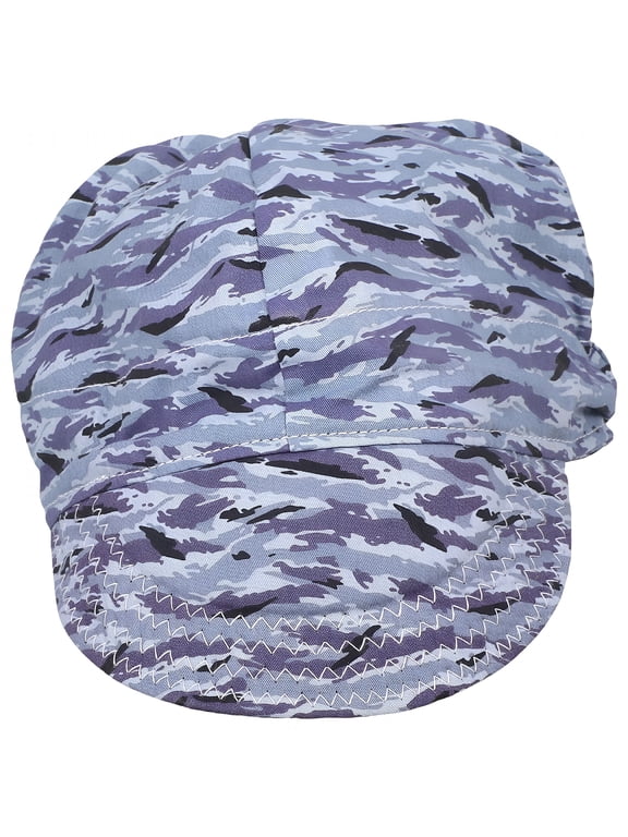 Dark Grey Welding Hats for Men, Adjustable Cotton Cap