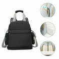 thumbnail image 1 of TELOLY Diaper Bag,13.8"*5.9"*15.7" Baby Backpack,Diaper Backpack With Insulated Pockets,Black, 1 of 6