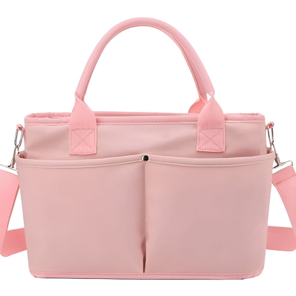 TELOLY Diaper Bag,Convenient for Storage Diaper Bag Backpack,Large Capacity Baby Diaper Bag,Pink