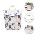 thumbnail image 1 of AOMRCOL Diaper Bag,6.1\"*2.8\"*8.7\" Baby Bags for Boys,Polyester Diaper Bag Girl,White, 1 of 6