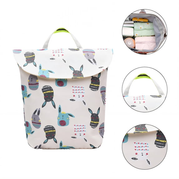 AOMRCOL Diaper Bag,6.1\"*2.8\"*8.7\" Baby Bags for Boys,Polyester Diaper Bag Girl,White