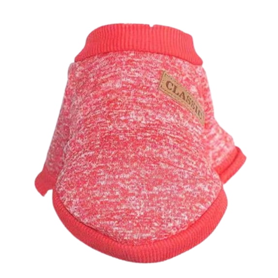 TELOLY Dog Clothes,All-Season Use Dog Clothes for Small Dogs,Warm Protection Soft and Cozy Dog Sweatshirt,Pink,Xxl