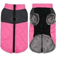 thumbnail image 1 of TELOLY Dog Clothes,Back Traction Ring Dog Jacket,Freedom of Movement Warm and Comfortable Pet Costumes,Pink,S, 1 of 4
