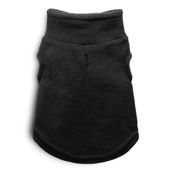 TELOLY Dog Clothes,Breathable Dog Jacket,Comfortable and Soft No Restriction Dog Sweatshirt,Black,S