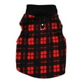 thumbnail image 1 of TELOLY Dog Clothes,Cold Weather Protection Dog Jacket,Lightweight and Comfortable Chic Look Dog Sweatshirt,Black Red,Xxl, 1 of 4