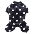 thumbnail image 1 of TELOLY Dog Clothes,Comfortable Fit Pet Pajamas,Prevents Dirt Soft Fabric Dog Onesie,Blue,Black, 1 of 4