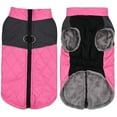 thumbnail image 1 of TELOLY Dog Clothes,Comfortable Lining Dog Jacket,Back Traction Ring Lightweight Fabric Pet Costumes,Pink,Xl, 1 of 4