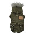 thumbnail image 1 of TELOLY Dog Clothes,Fits Comfortably Dog Jacket,Allows Free Movement Not Afraid of Cold Weather Pet Costumes,Green,S, 1 of 4