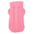 thumbnail image 1 of TELOLY Dog Clothes,Neck Warmth Dog Sweaters,Pet-Friendly Material Durable Fabric Dog Sweatshirt,Pink,S, 1 of 4
