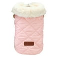 thumbnail image 1 of TELOLY Dog Clothes,Quilted Nylon Texture Dog Jacket,Plush Inner Lining Unique Charm Pet Costumes,Pink,L, 1 of 4