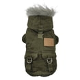 thumbnail image 1 of TELOLY Dog Clothes,Warm As Spring Dog Jacket,Thick Cotton Filling Prevents Irritation Pet Costumes,Green,Xs, 1 of 4