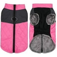 thumbnail image 1 of TELOLY Dog Clothes,Waterproof Fabric Dog Jacket,Soft Inner Lining Unrestricted Pet Costumes,Pink,S, 1 of 4