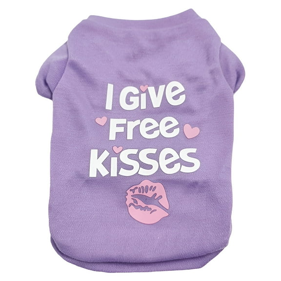 TELOLY Dog Coats for Medium Dogs,Breathable Wear Dog Sweater,Comfortable Play Puppy Clothes,Purple,S