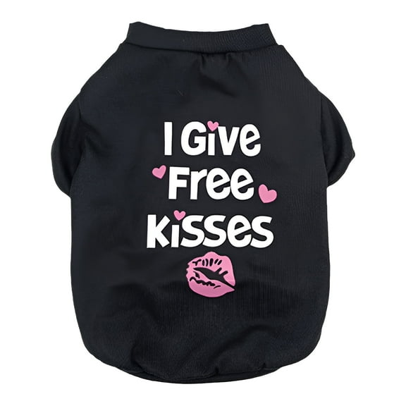 TELOLY 1Pcs Dog Coats for Medium Dogs,Polyester Dog Coats for Medium Dogs,Puppy Clothes,Black,M