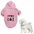 thumbnail image 1 of TELOLY 1Pcs Dog Coats for Medium Dogs,Polyester Boy Dog Clothes,Dog Shirts,Pink,4Xl, 1 of 6