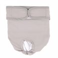 thumbnail image 1 of TELOLY Dog Diapers Washable & Reusable Female and Male Dog Diapers Materials Durable Machine Washable Solution for Pet Incontinence and Long Travels, Grey, L, 1 of 7