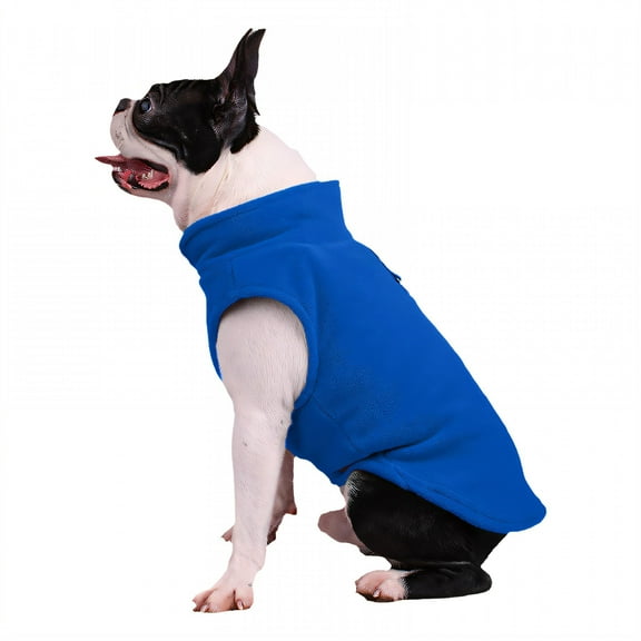 TELOLY 1Pcs Dog Jacket,Polyester Dog Coats for Medium Dogs,Dog Clothes,Blue,M