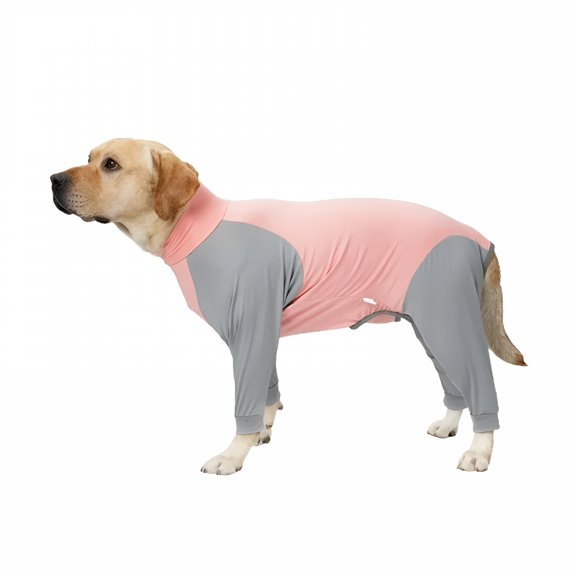 TELOLY Dog Onesie Surgery Recovery Suit for Large Medium Bodysuit Dogs Pajamas Pjs Full Body for Shedding, Prevent Licking, Wound Protection